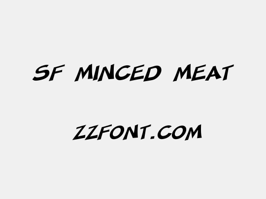 SF Minced Meat