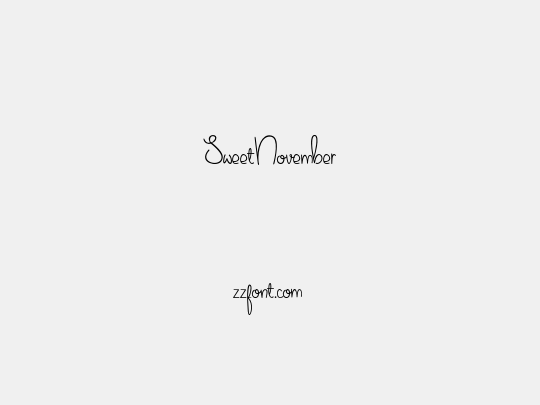 Sweet November