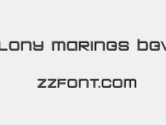 Colony Marines Bevel