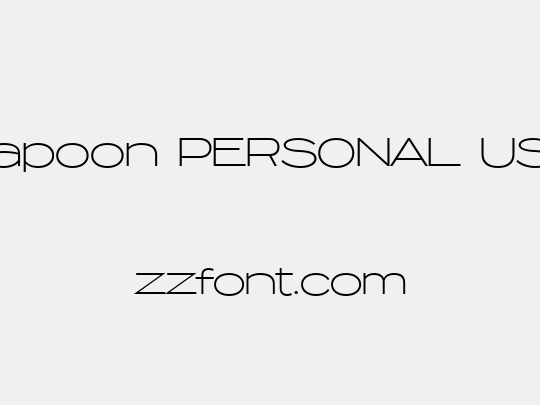 Capoon PERSONAL USE