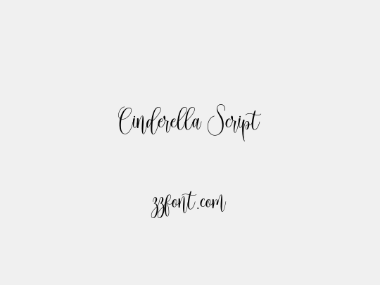 Cinderella Script