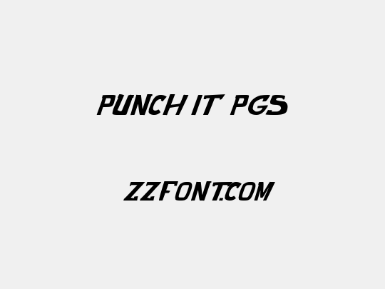 punch it PGS