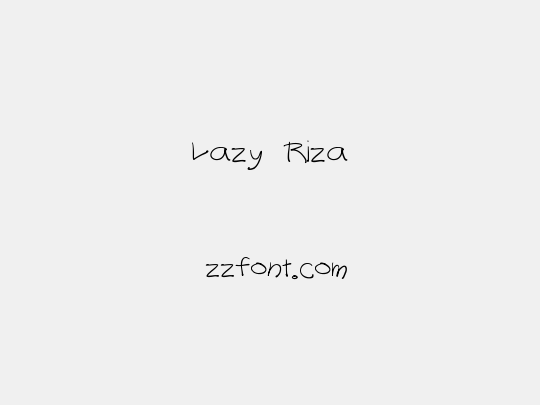 Lazy Riza