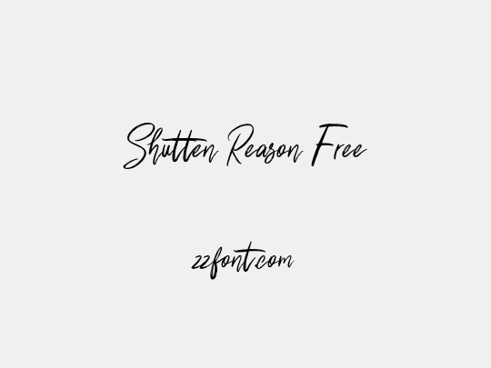 Shutten Reason Free
