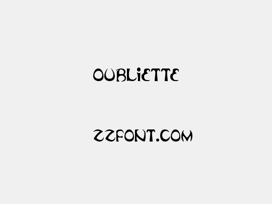 Oubliette