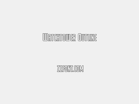 Watchtower Outline