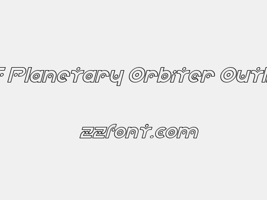 SF Planetary Orbiter Outline