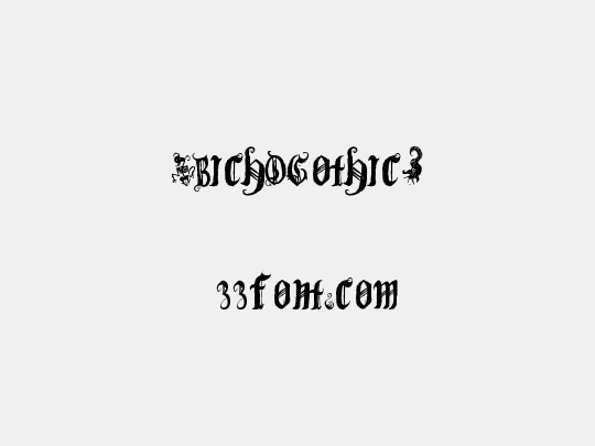 (BichOGothic)