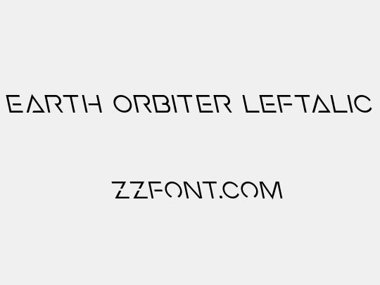Earth Orbiter Leftalic