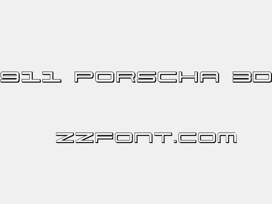 911 Porscha 3D