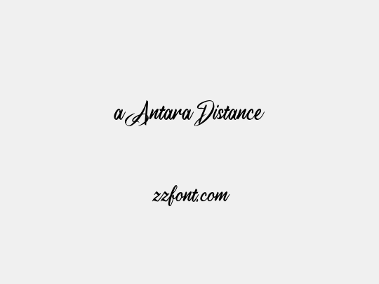 a Antara Distance