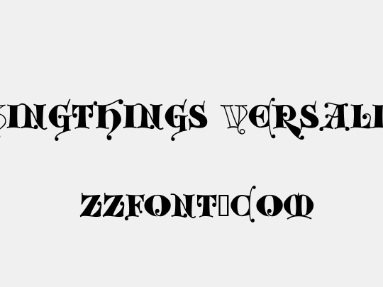 Kingthings Versalis