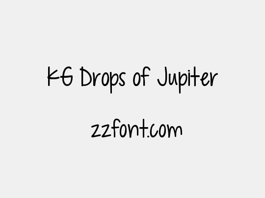 KG Drops of Jupiter