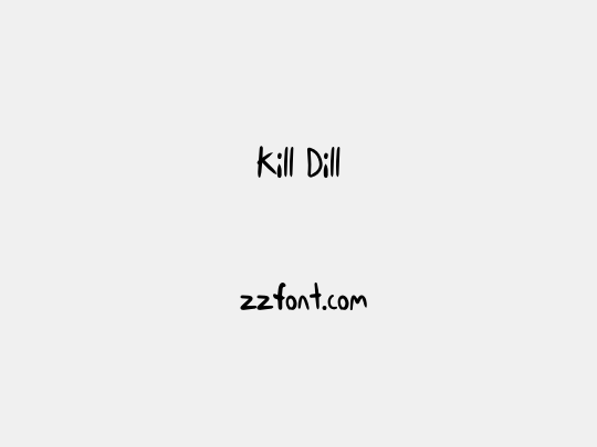 Kill Dill