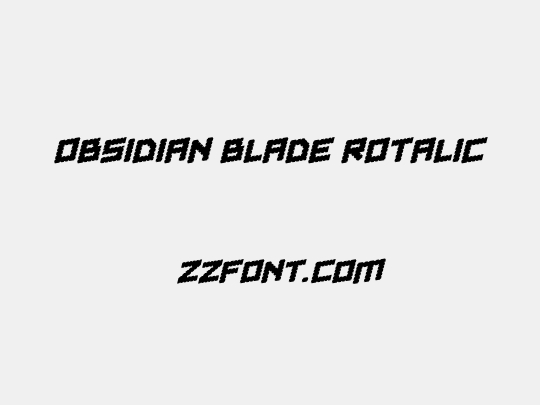 Obsidian Blade Rotalic