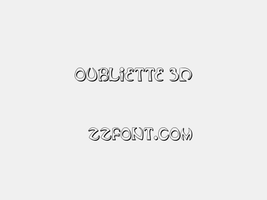 Oubliette 3D