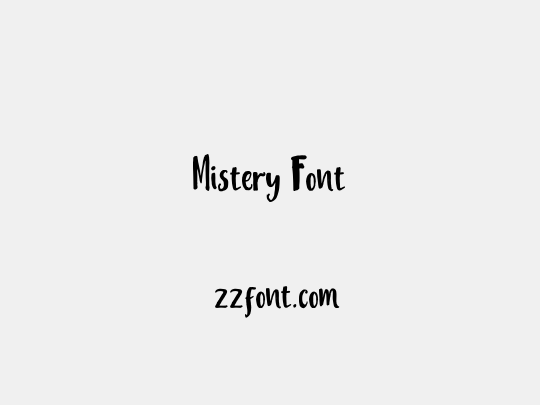 Mistery Font