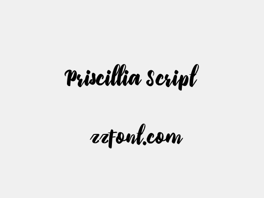Priscillia Script