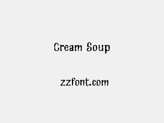 Cream Soup
