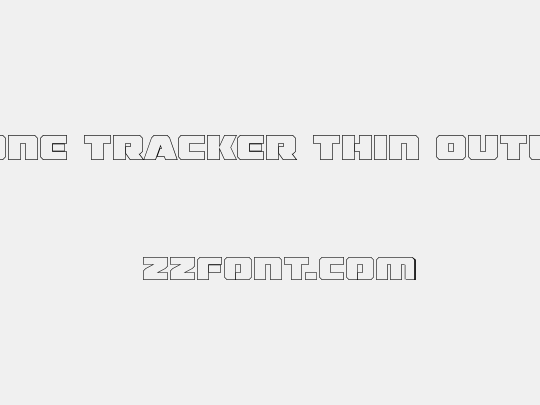 Drone Tracker Thin Outline