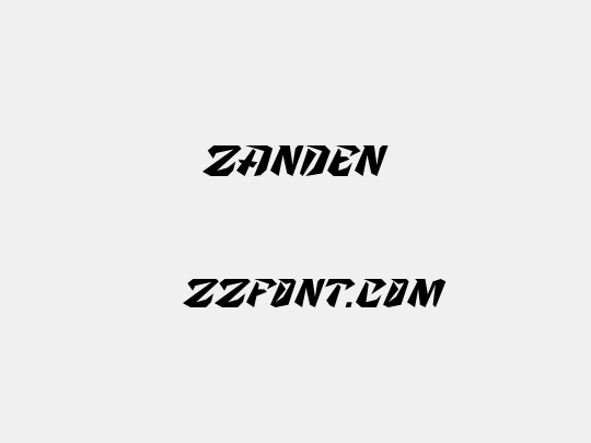 Zanden