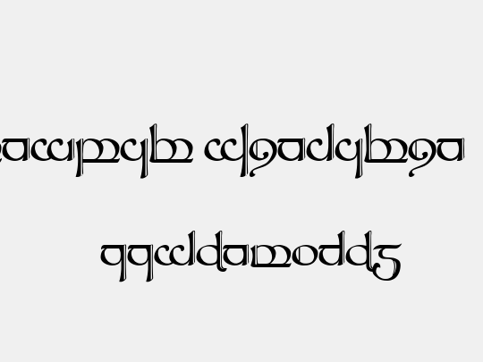 Tengwar Sindarin-2