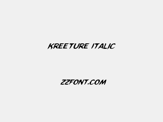 Kreeture Italic