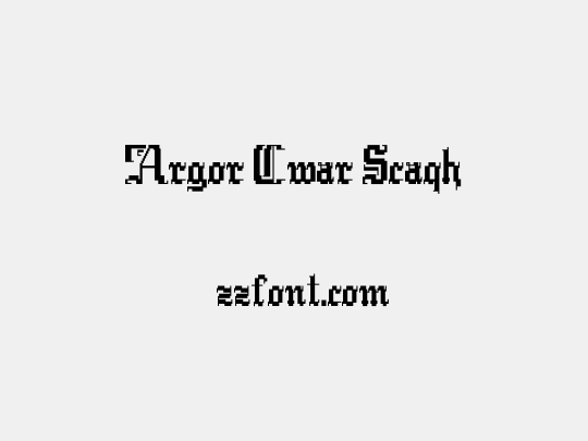 Argor Cwar Scaqh