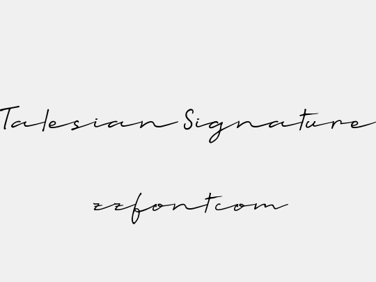 Talesian Signature