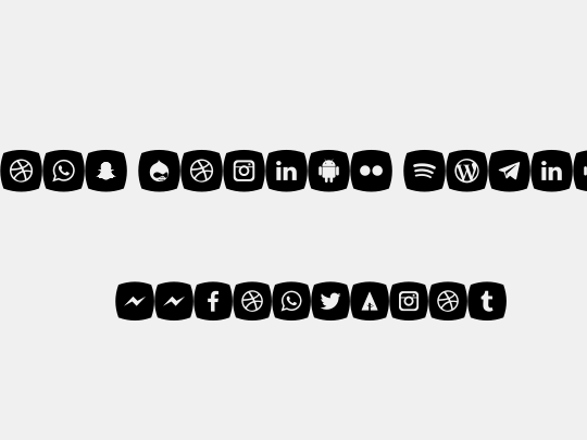 Icons Social Media 5