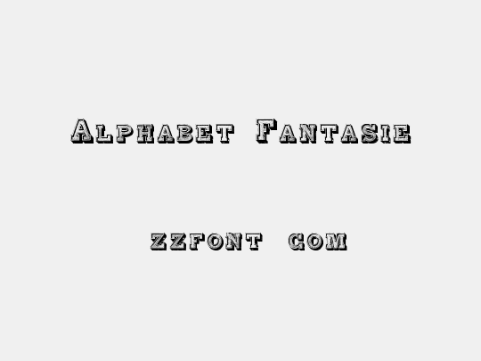 Alphabet Fantasie