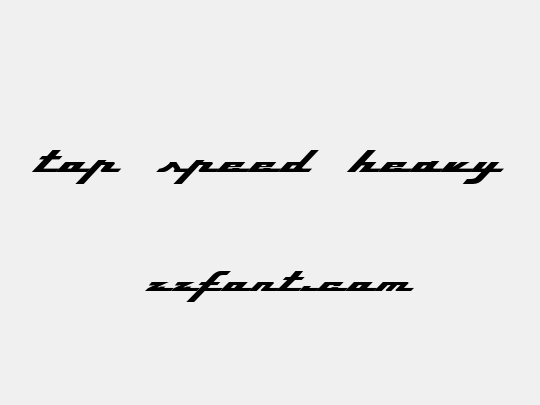 Top Speed Heavy