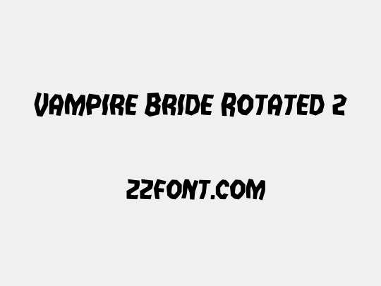 Vampire Bride Rotated 2