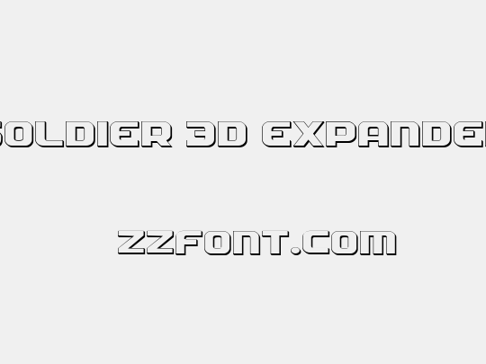 Soldier 3D Expanded