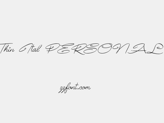 Avelana Thin Ital PERSONAL USE