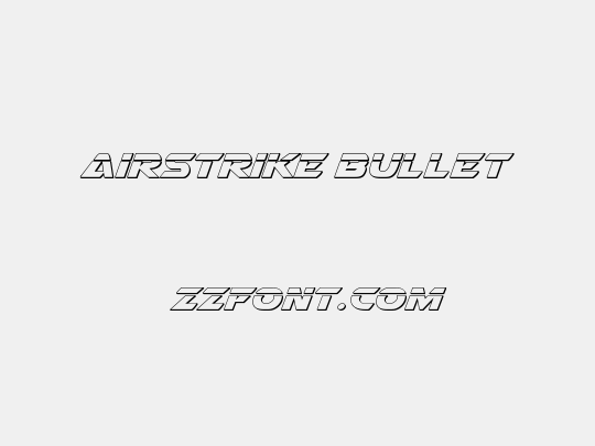 Airstrike Bullet