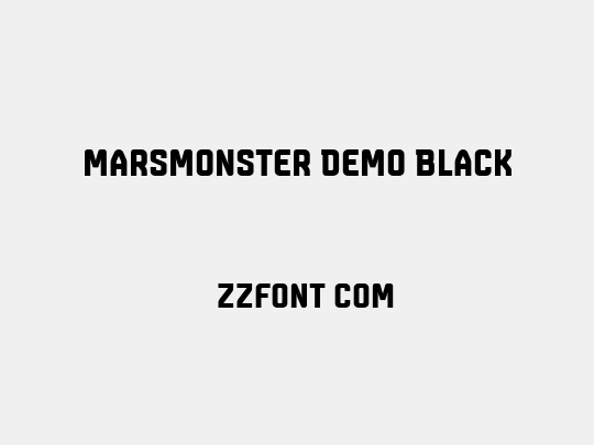 Marsmonster Demo Black