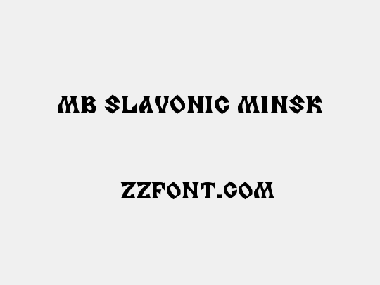 MB Slavonic Minsk