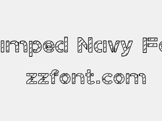 Stamped Navy Font