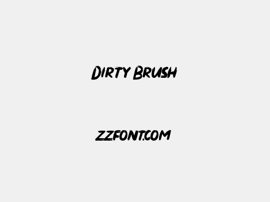 Dirty Brush