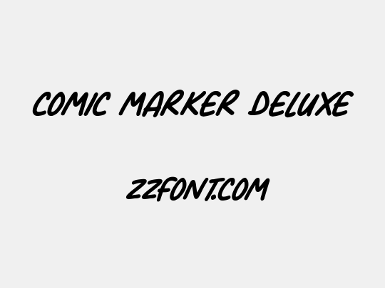 Comic Marker Deluxe