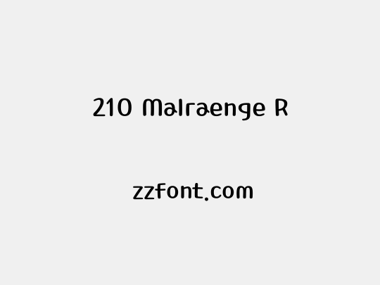 210 Malraenge R
