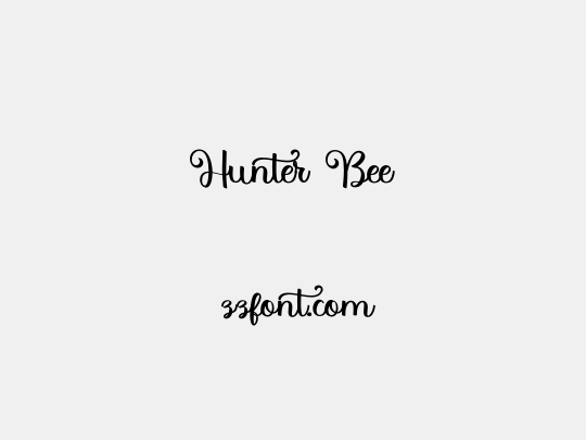 Hunter Bee