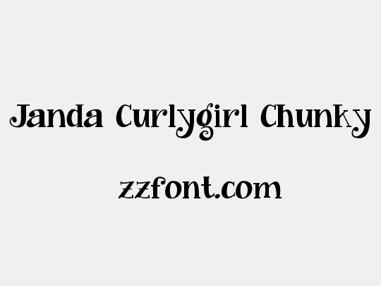 Janda Curlygirl Chunky