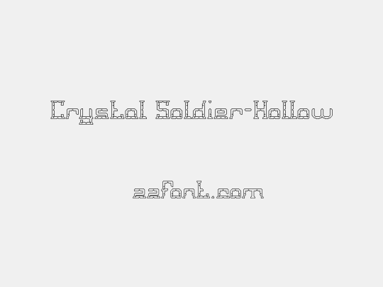 Crystal Soldier-Hollow