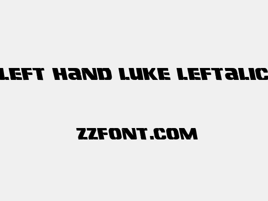 Left Hand Luke Leftalic