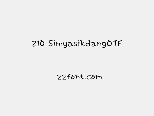 210 SimyasikdangOTF