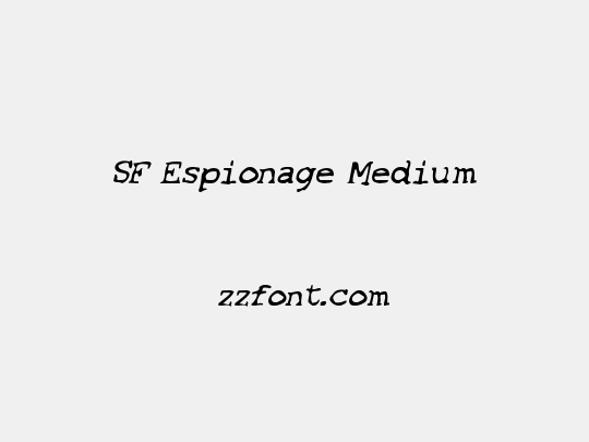SF Espionage Medium