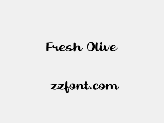 Fresh Olive