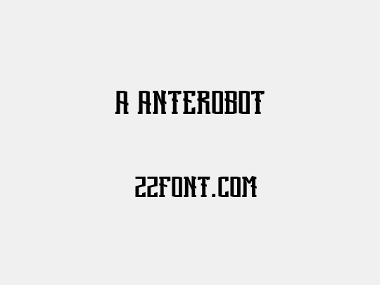 a Anterobot